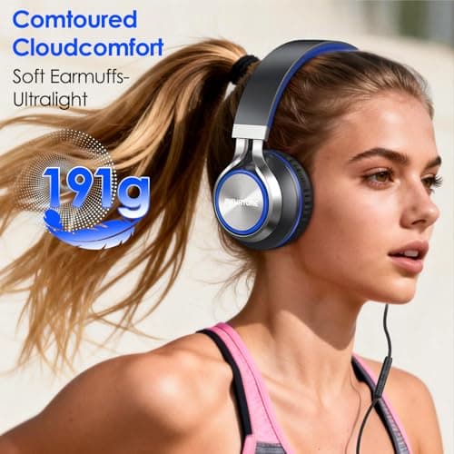 INFURTURE USB C Headphones Wired Over Ear with Mic for School and Classroom — view 6