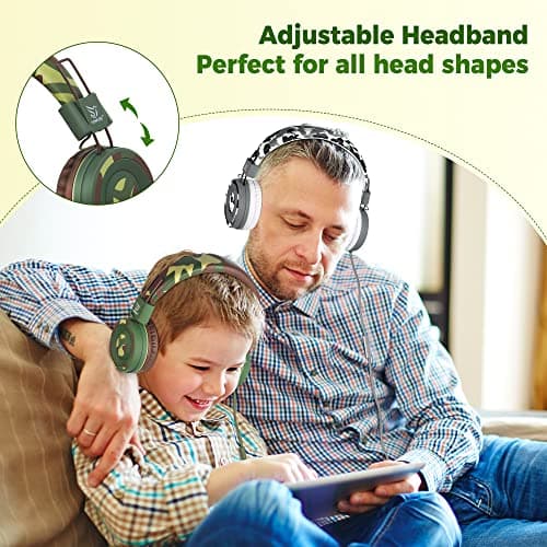 Yomuse C89 Kids Headphones Wired with Microphone for School Travel — view 4
