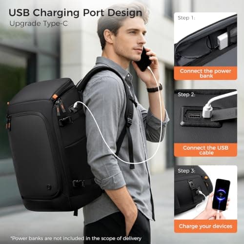 Fenree.geer Travel Backpack for Men 30L,TSA Approved Laptop Backpack — view 4