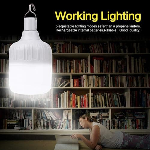2 Pack Camping Lights 30W Rechargeable LED Camping Lantern with Remote — view 6