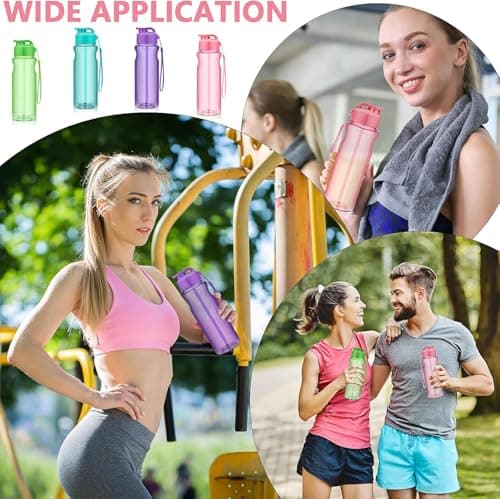 KDXBQ 20 Pack Kids Water Bottles, 500 ml Reusable Sports Bottles, 4 Colours — view 5