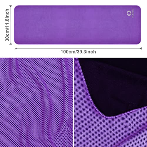 Sukeen Cooling Towel, 40"x12" Cooling Towels for Men Women, Quick Dry Ice Towel for Outdoor Work, Gym, Camping, Travel, Sweat, Yoga, Sports, Fitness — view 2