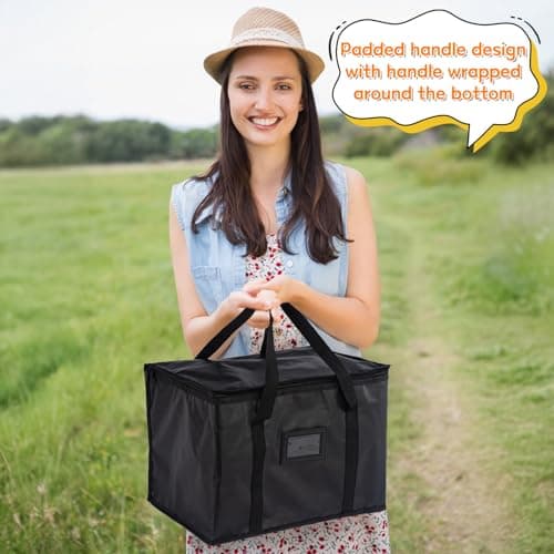 GwaOery Soft Cooler Bag 50L Insulated Picnic Thermal Food Delivery Bag — view 6