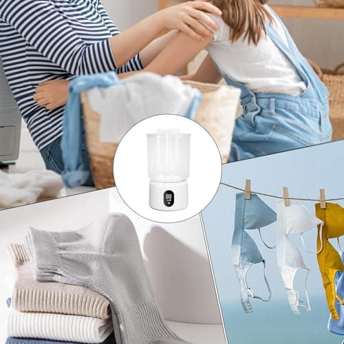 Mini Washing Machine Silent Clothes Washer — view 5