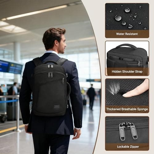 MATEIN for Expandable Easyjet Cabin Bag 45x36x20 Underseat, Travel Backpack — view 6