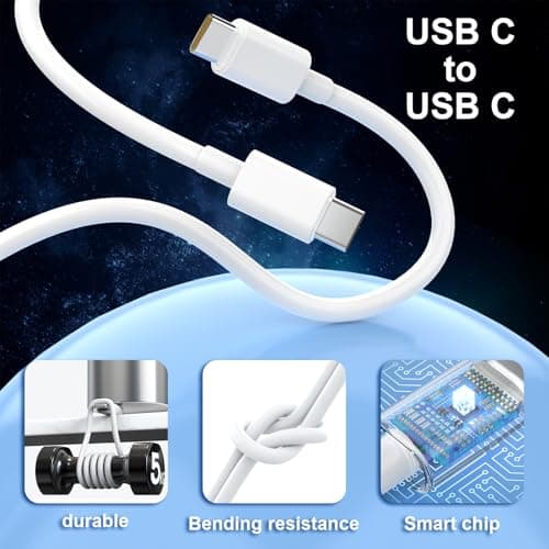 Car Charger, 2Pack 48W Cigarette Lighter USB Charger with 3FT USB C Cable — view 4