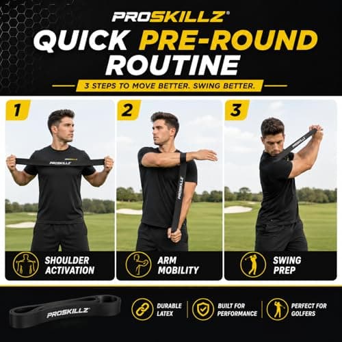 Excercise Resistance Bands Set of 3 – Black Flat Loop Exercise Bands for Warm Up, Mobility, Stretching, Strength Training, Home Workouts, Pilates & Physio – Light, Medium & Heavy — view 6