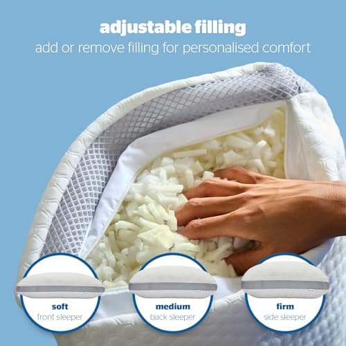 Silentnight Adjustable Memory Foam Pillow, All Sleeping Positions — view 3