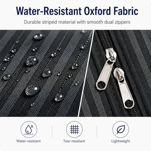 BINBE Suit Bag Oxford Fabric for Travel Suit Carrier, Black 100 x 60 cm — view 5
