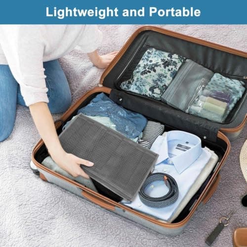 EEEKit Hanging Shower Organizer, 11 Pockets Quick Drying Mesh Shower Caddy, Portable Space Saving Bathroom Organizer to Hold Shampoo, Soap, Loofah — view 6