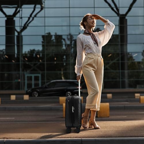 LUGG 15 Inch Skywander Lightweight Underseat Cabin Bag – EasyJet Approved Carry-On Suitcase, Durable ABS Hard Shell, Smooth Double Spinner Wheels, Water-Resistant & Compact Travel Luggage (45x34x20cm) — view 6
