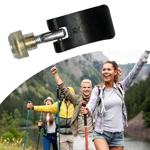 Trekking Pole Lock Replacement, Easy Install, 5.6x1.7x1.3cm, Walking Pole Lock Handle, Sturdy Walking Stick Locking Clips, Strong And Secure, For Backpacking, Camping, Or Any Outdoor Activity — view 3