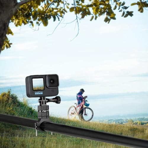 HSU Handlebar Mount for GoPro, 360 Degree Horizontal Rotation Bike Mount — view 2