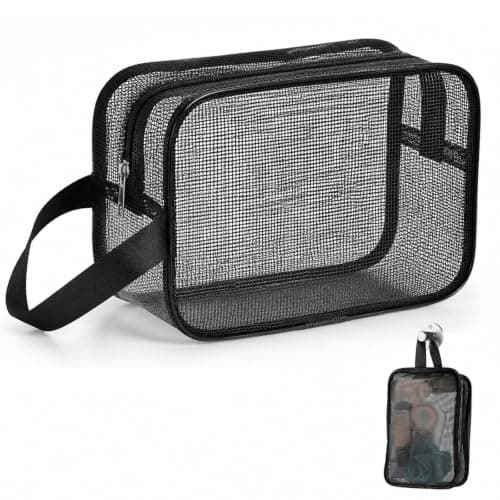 Whispern Cloud Mesh Shower Caddy Bag, Portable Quick Dry Bathroom Organiser