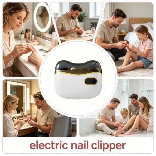 Electric Nail Clippers for Seniors Professional with Scraps Storage — view 5
