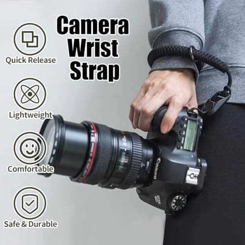 Camera Strap Quick Release Paracord Rope Camera Wrist Straps Adjustable — view 5