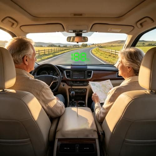 Car Heads up Display with Digital Odometer and HUD Projection Function — view 5