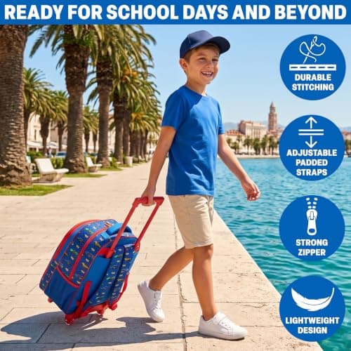 Get Trend Hot Wheels Boys Trolley Bag for Travel and School — view 3