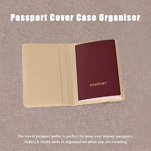 YUEYIXII Passport Cover - PU Leather Passport Holder — view 5