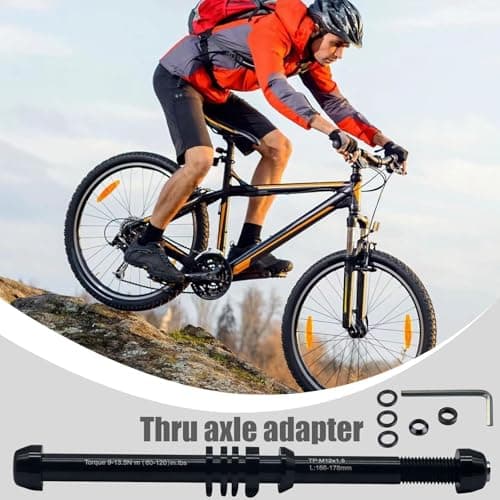 Trainer Thru Axle Skewer For Road Bike Quick Release Cycle Replacement Axle — view 2