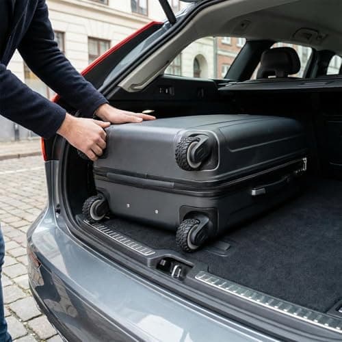 hankousi 4Pcs Luggage Wheel Protectors, Silent Protection & Trimable Silicone Suitcase Wheel Covers for Suitcase Maintenance — view 4