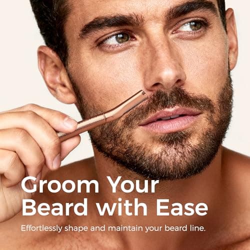 ZOMCHI Eyebrow Razor for Women & Men,Precision Cover,Rose Gold — view 5