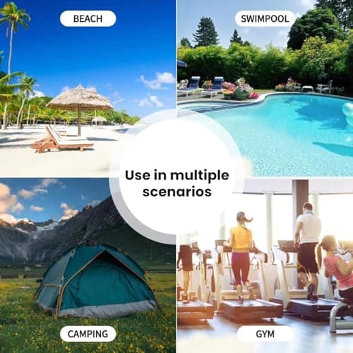 Vintage Train Travel Poster Beach Towel Retro Railroad Gifts for Train Lover Microfiber Sand Free Quick Dry Travel Bath Towel (style2,130cm x 80cm) — view 6