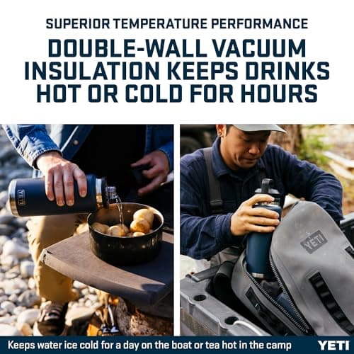 YETI Rambler 36 oz (1L) Water Bottle with Chug Cap, Charcoal — view 4