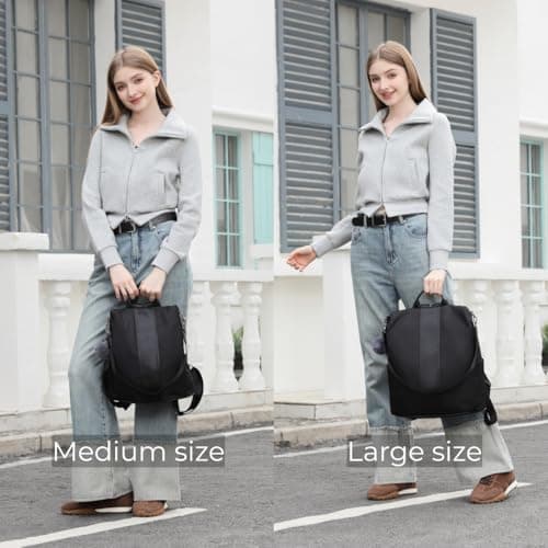 Miss Lulu Backpack Womens, Anti-Theft PU Rucksack Bags for Ladies — view 2