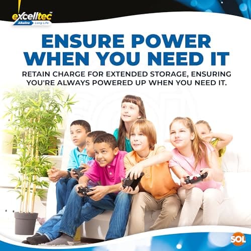 Excelltec 20pk Alkaline Batteries, 1.5V Double AA Disposable Household Batteries for Reliable Power, Long-Lasting Power with Leak-Resistant, Ideal for Everyday Devices, Backup for Emergencies — view 4