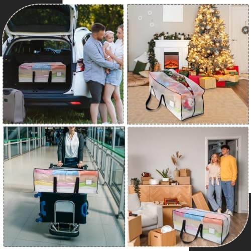 Dntorx 4 Pack 120L Moving Bags Heavy Duty Storage Bag Dorm Moving Essential — view 3