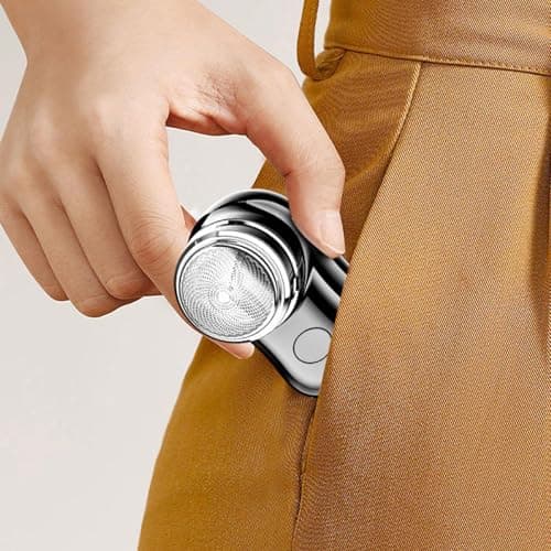 Electric Razor for Men - Portable Electric Shaver with Soft Net, Type-C Charging | Beard Trimmer Face Shaver | Travel-Friendly Design for Business & Family Trips | Men's Grooming — view 5