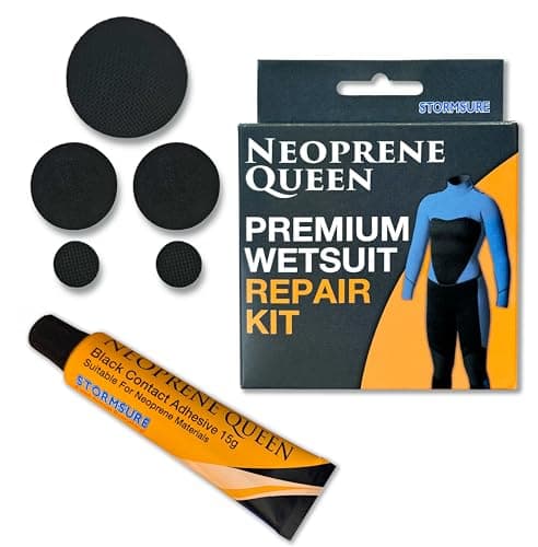 Neoprene Queen Premium Wetsuit Repair Kit - Make Long-Lasting Patch Repairs on Wetsuits in 10 Minutes