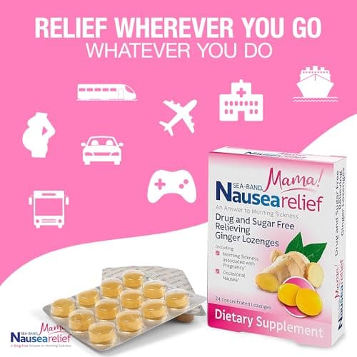 Sea-Band Mama! Sugar Free Ginger Lozenges, Pregnancy Sickness, 24 x 2 — view 6