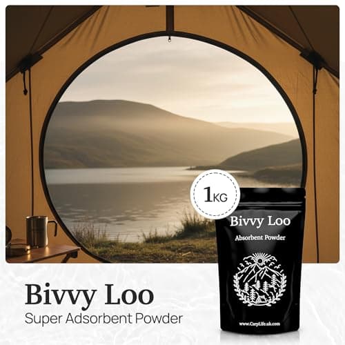 CarpLife Bivvy Loo Absorbent Powder 1kg – Super Absorbent Powder for Portable Toilet For Camping, Fishing, Hiking, Travel Toilets For Adults & Children – Absorbing Powdered Crystals, Granules — view 2