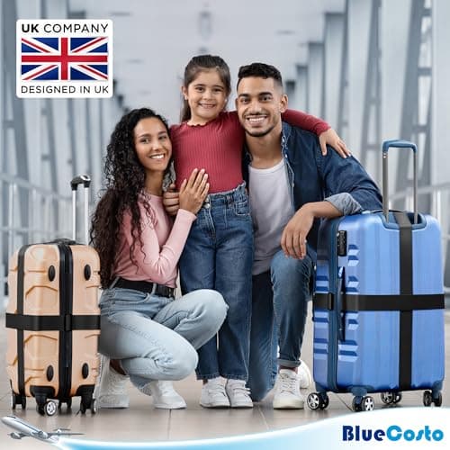 Luggage Straps for Suitcase - Black, 1.9m x 5cm, 20 Pack - Strap for Suitcases - TSA Approved by BlueCosto — view 6