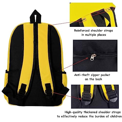 POWOFUN 15 inch Kids Elementary Backpack Lightweight Casual Travel — view 6