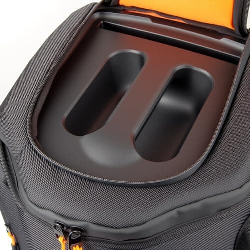 BXAXGX Shoulder Bag Travel Case for EON ONE Compact All-in-1 Personal PA System Portable Speaker w/Pockets for Microphone, Transmitter, Tablet, Power Cord, Spare Battery Accessories(Nylon Bag) — view 3