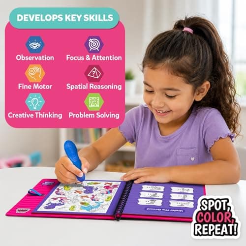 Skillmatics Water Spotter Unicorns & Princesses, Activity Book, Travel Toy — view 5