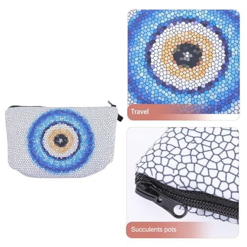 Evil Eye Cosmetic Bag Portable Polyester Travel Toiletry Organizer — view 3