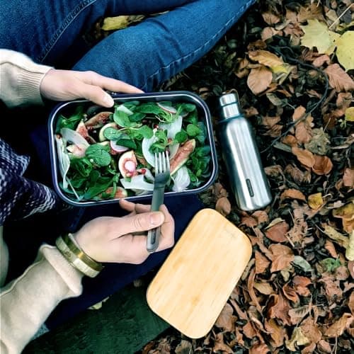 BLACK + BLUM Insulated Wide Spout Water Bottle | Leak Proof | 750ml | Ocean — view 5