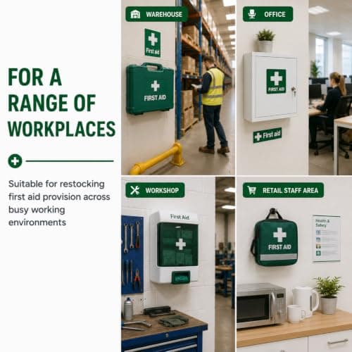 Value Aid BS8599-1 Compliant Workplace First Aid Refill Kit (Large) — view 4