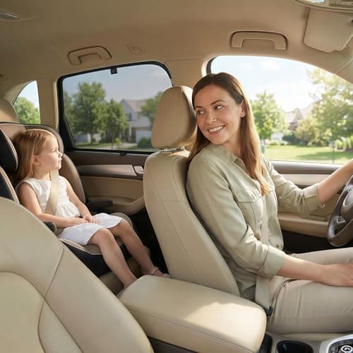 Car Rear Side Window Sun Shades 2 Pack, Universal Baby UV Protection Mesh Blinds, Blocks 99% UV Rays, Easy Fit for SUV Saloon — view 4
