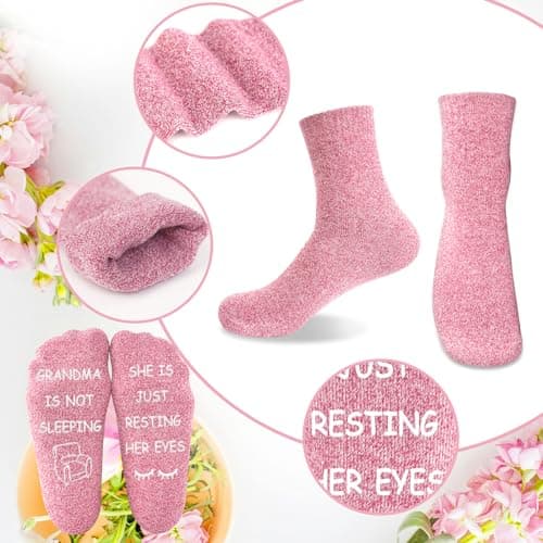 ONEHAUS Cool Funny Socks for Women, Grandma Gifts Ideals Great,Unique Mother Gifts Socks, Best Mother's Day Gifts from Grandson Granddaughter — view 3