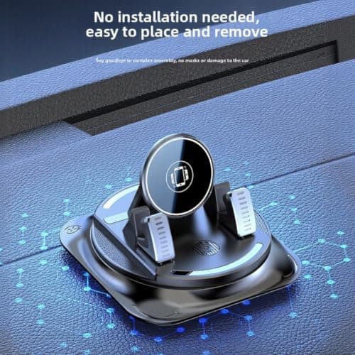 Rackumic Dashboard Phone Mount 9.9cm Compact Size Stable Grip — view 6