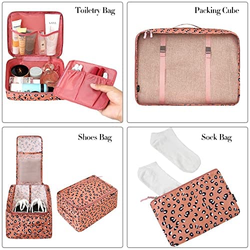 BAGAIL Packing Cubes for Suitcase 8 Set, Lightweight Luggage Packing Organizers Packing Cubes for Travel Accessories — view 4