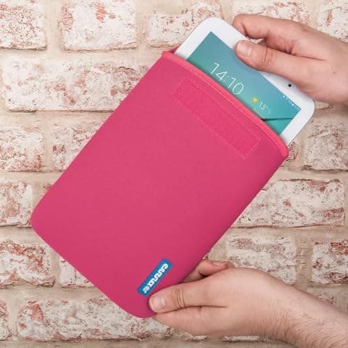 10" inch Tablet Carrying Cover Sleeve Bag Case Neoprene Laptop Tablet (Hot Pink) — view 3