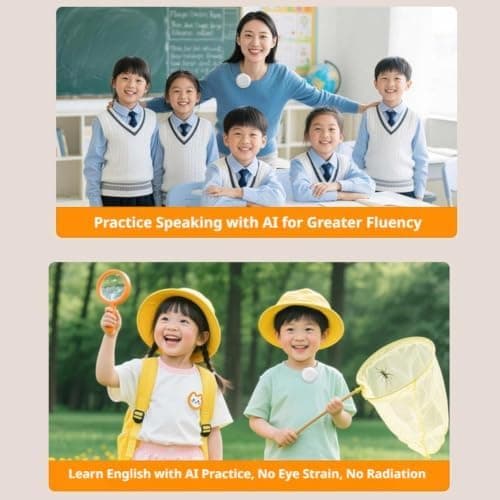 Smart Wearable Translator,AI Translators Language Translator Device | Spanish & English Practice Companion,Supports 133 Languages,Real Time Voice Foreign Language Translators,Travel Essentials — view 6