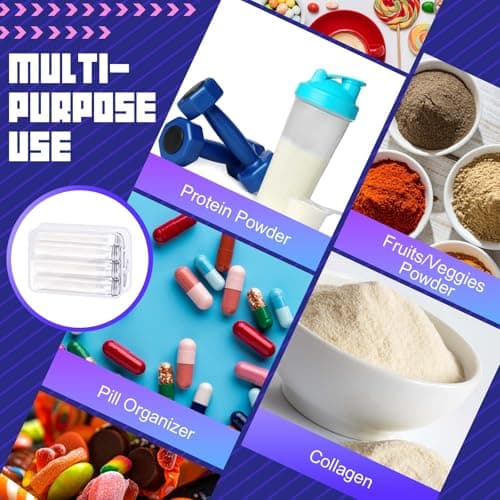 Shinylin 33 Pcs Protein Powder Travel Container Set for Workout Fitness — view 6