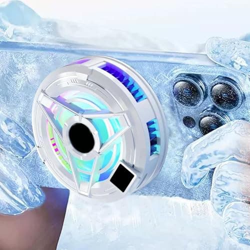 Magnetic Cooler for Phone Cellphone Cooling with RGB Light — view 5